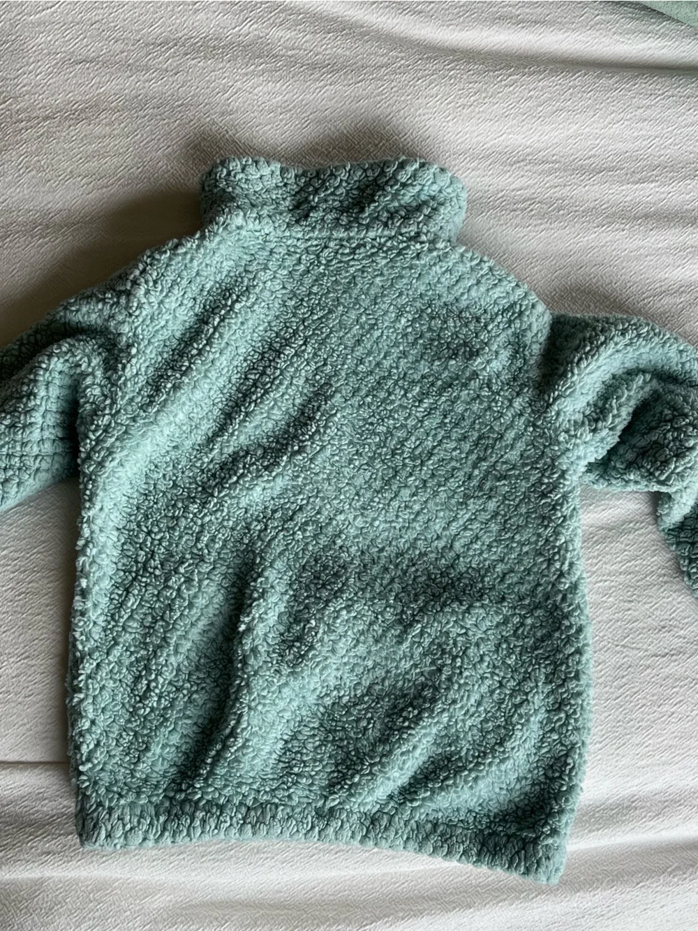 Columbia Mint Green Sherpa Fleece Jacket with Embroidered Logo